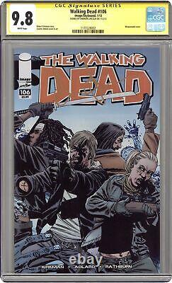 Walking Dead #106a Adlard Cgc 9.8 Ss Andrew Lincoln 2013 1177228002