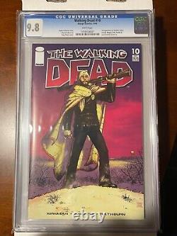 Walking Dead 10 CGC 9.8 Image Comics Kirkman 1ère apparition de Maggie & Hershel