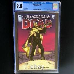 Walking Dead #10 (image 2004) Cgc 9.8 Pages Blanches 1er Hershel & Maggie Comic