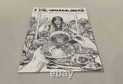 Walking Dead #150 Couverture Blanche Esquisse Variante avec Art Original de GREGORY WORONCHAK