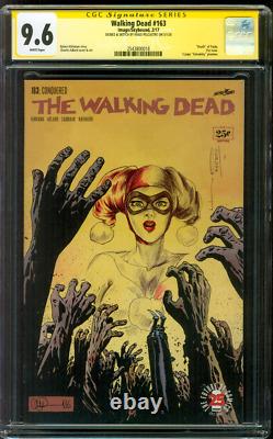 Walking Dead 163 Cgc 9.6 Ss Harley Quinn Vs Zombies Dessin D'art Original