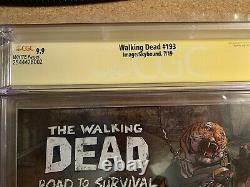 Walking Dead #193 1ère Impression Cgc Ss 9.9! Mint! Pas 9.8! Signé Par Robert Kirkman