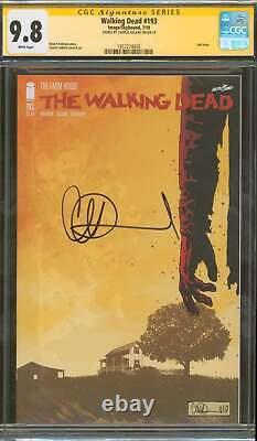 Walking Dead #193 9.8 CGC Signé par Charlie Adlard