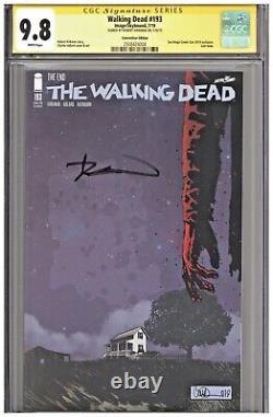 Walking Dead #193 Cgc 9,8 Ss Edition Du Congrès Sdcc 2019 Kirkman Dernier Numéro