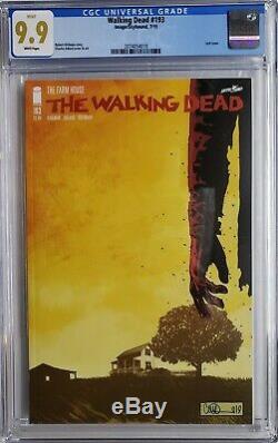 Walking Dead # 193 Cgc 9.9 1er Imprimer Dernier Numéro Rick Grimes Mort 1 9.8 Ultra Rare