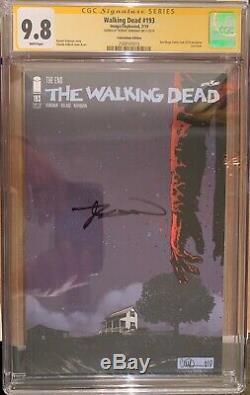 Walking Dead # 193 Rare Comicon Édition Cgc 9.8 Ss Signé Par Robert Kirkman