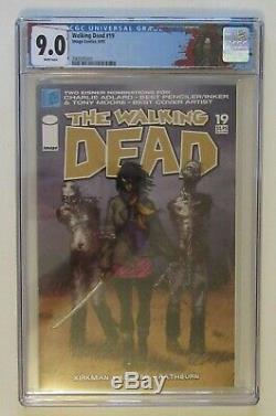 Walking Dead # 19 1er Michonne Cgc 9.0 Avec Une Étiquette Personnalisée 1er Imprimer! Zombie Cover