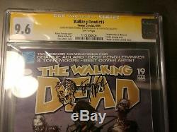 Walking Dead # 19 1ère Michonne Cgc Signée 2x 9.6 Nm + Tony Moore Kirkman Sketch