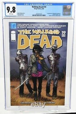 Walking Dead #19 (2005) Cgc 9.8 1ère Apparition Michonne Hawthorne Kirkman Image