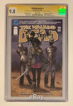 Walking Dead # 19 Cgc Ss 9.8 Tony Moore Croquis De La Collection Personnelle 193