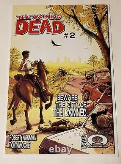 Walking Dead#1 1er Tirage (1ère Application De Rick Grimes 2003) Vhtf
