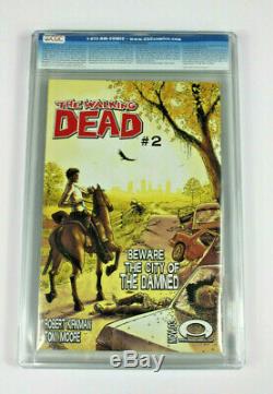 Walking Dead # 1 1ère Impression Cgc 9,8 Nm / Mt Pages Blanches 1er Apparence Rick Morgan