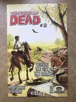 Walking Dead # 1 1st Print Erreur Rare Mature Black Label 1ère Apparition Rick