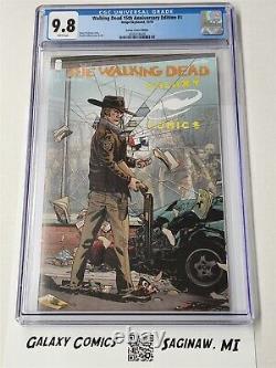 Walking Dead #1 CGC 9.8 15ème Anniversaire Édition Galaxy Comics 500 exemplaires