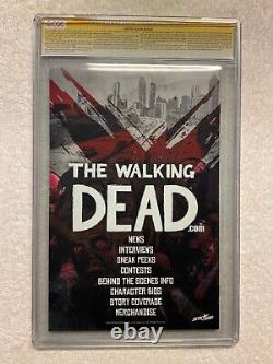 Walking Dead #1 CGC SS 9.6 Signé par Tony Moore Wizard World Chicago 2013 Croquis