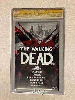 Walking Dead #1 CGC SS 9.6 Signé par Tony Moore Wizard World Chicago 2013 Croquis