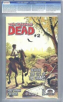 Walking Dead #1 Cgc 9.6 1st Print 1ère Application De Rick Grimes Amazing Looking Book