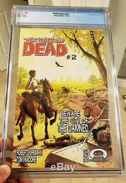 Walking Dead # 1 Cgc 9,6 Nm + Belle Affaire! Image Comics Numéro Clé