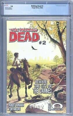 Walking Dead #1 Cgc 9.8 1er Livre D'impression! 1ère Apparition De Rick Grimes