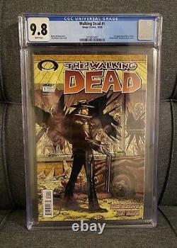 Walking Dead #1 Cgc 9.8 2003 Image Comics Kirkman 1er Premier Rick Grimes
