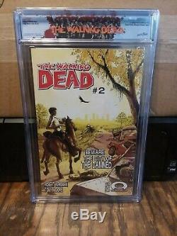 Walking Dead # 1 Cgc 9.8 Avec Étiquette Rick (nouveau Cas)