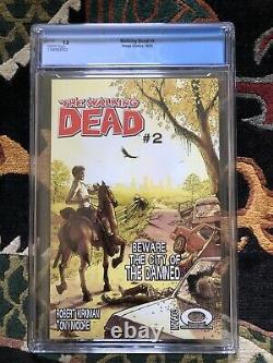 Walking Dead #1 Cgc 9.8 White Pages 2003 Image Kirkman 1er Rick Grimes