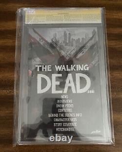 Walking Dead #1 Cgc 9.8 Wizard Ny Variant Signé/sketch Neal Adams Lire