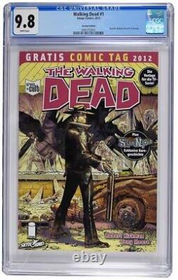 Walking Dead #1 Cgc Graded 9.8 Edition Allemande Image Comics 2012
