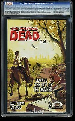 Walking Dead # 1 Cgc Nm / M 9.8 Pages Blanches 1er Rick Grimes