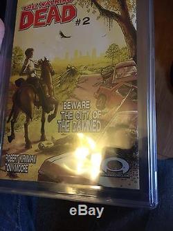 Walking Dead 1 First Print Cgc 9.6 Série Signature Signature Tony Moore 10/03