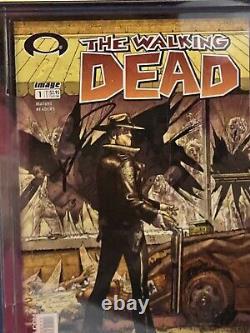 Walking Dead #1 Image Comic 2003 Cgc 9.6 1ère App Rick Grimes Signé Par Kirkman