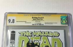 Walking Dead #1 Wizard World Nashville Cgc 9.8 Signé Andrew Lincoln Comic