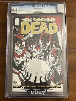 Walking Dead 2011 # 85 CGC 9.4 Pages Blanches Célébration Infinity & Beyond Kirkman