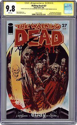 Walking Dead #27 CGC 9.8 SS Rathburn/Kirkman 2006 1610131003 1er Le Gouverneur