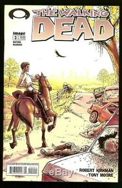 Walking Dead # 2 (2ème Impression) 1ère Application. Lori Et Carl Grimes & Glenn 2004