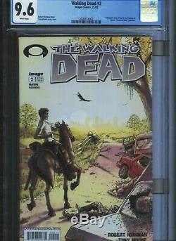Walking Dead # 2 Cgc 9,6 Pages Blanches. Unrestored