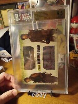 Walking Dead 3 Reedus & Lincoln Carte Auto Double Surdimensionnée OAM-20 Beckett 9.5 Menthe