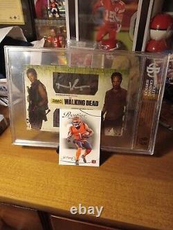 Walking Dead 3 Reedus & Lincoln Carte Auto Double Surdimensionnée OAM-20 Beckett 9.5 Menthe