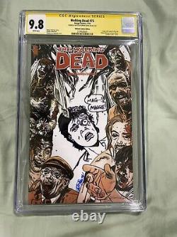 Walking Dead #75 Édition spéciale Zombie ultime d'Edwards CGC 9.8 SS