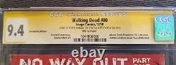 Walking Dead #80 CGC 9.4 SIGNÉ PAR ROBERT KIRKMAN, JON BERNTHAL & STEVEN YEUN