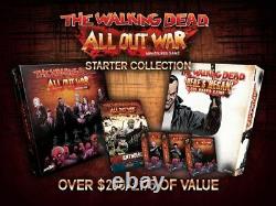Walking Dead All Out Guerre Miniatures Game Starter Collection Bundle