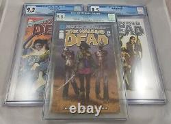 Walking Dead Cgc Lot De 3 Bd #19 9,8 1ère Michonne, #3 8,5, #50 9,2 Clés