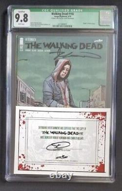 Walking Dead Clé #192 CGC 9.8 X2 Signature Series 1ère impression Robert Kirkman SDCC