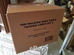 Walking Dead Comic Série 2 Cartes De Collection Case 12 Boîtes Scellé En Usine 2013