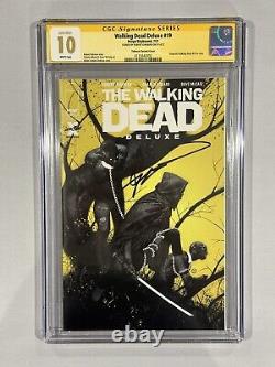 Walking Dead Deluxe #19 CGC 10 Variante Signée par R. Kirkman par Julian Totino Tedesco
