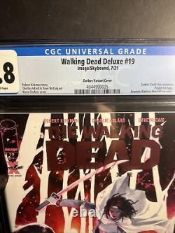 Walking Dead Deluxe #19 Cgc 9.8 Darboe Violet Foil Comics Vault Live Exclusive
