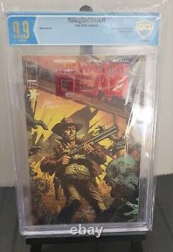Walking Dead Deluxe #1 2020 Image Red Foil Variant CBCS 9.9 Faible impression 250