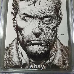 Walking Dead Deluxe #1 2nd Print Red Foil Sketch Edition Variante Cgc 9.8 CVL