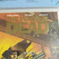 Walking Dead Deluxe # 1 Cgc 9.8 Finch Gold Foil 1 Par Magasin Image/skybound 2020