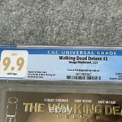 Walking Dead Deluxe #2 Glenn 9,9 Mint 2nd Print Gold Foil Clementine